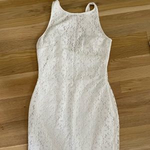 Zara Scoopback Lace Dress